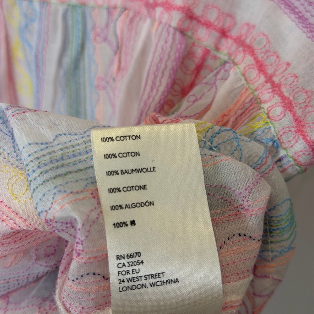 Anthropologie Letty Short Sleeve Babydoll Blouse - Size Large - Picture 9 of 9